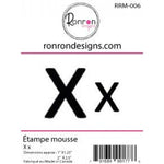 Ronron designs -Étampe de mousse: X x