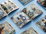 Scrapbook Resource Co – 7 x 6 Inches Paper Pad - Blue Dreams