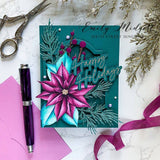 Honey Bee Lovely Layers: Poinsettia - Dies