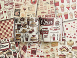 Scrapbook Resource Co – 7 x 6 Inches Paper Pad - The Diner