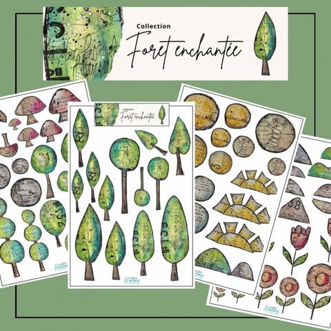 Ronron Designs - Éphémères à découper Marika Lemay: Forêt Enchantée