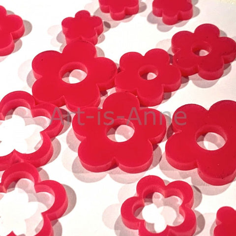 Art-is-Anne -Mini fleurs rose-1
