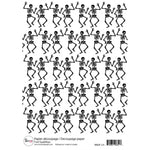Ronron Designs Papier De Riz: Fond Squelettique