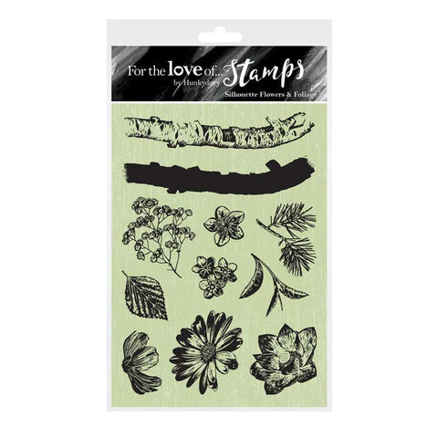 HUNKYDORY CRAFTS For The Love Of Stamps - Silhouette Flowers & Foliage