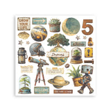 Stamperia Rub-on kit cm 15,5x15,5 - 6 pages A new Beginning