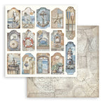 Stamperia Scrapbooking Pad 10 sheets cm 30,5x30,5 (12"x12") - Silent Sea