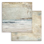 Stamperia  Scrapbooking Small Pad 10 sheets cm 20,3X20,3 (8"X8") Backgrounds Selection - Silent Sea