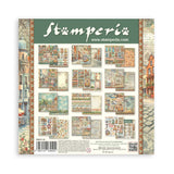 Stamperia Scrapbooking Small Pad 10 sheets cm 20,3X20,3 (8"X8") - Art of Travelling