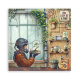 Stamperia Scrapbooking Small Pad 10 sheets cm 20,3X20,3 (8"X8") - A new Beginning