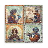Stamperia Scrapbooking Pad 22 sheets cm 20,3X20,3 (8"X8") Single Face A new Beginning