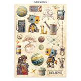 Stamperia Junk journal stickers, cut-outs, backgrounds - A new Beginning