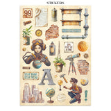Stamperia Junk journal stickers, cut-outs, backgrounds - A new Beginning
