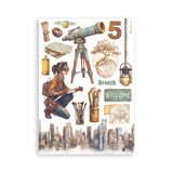 Stamperia Washi pad 8 sheets A5 - A new Beginning