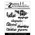 Les 2 miss scrapbooking Kit c'est une fille