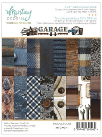Papers 6 X 8 ADD-ON PAPER PAD - Garage