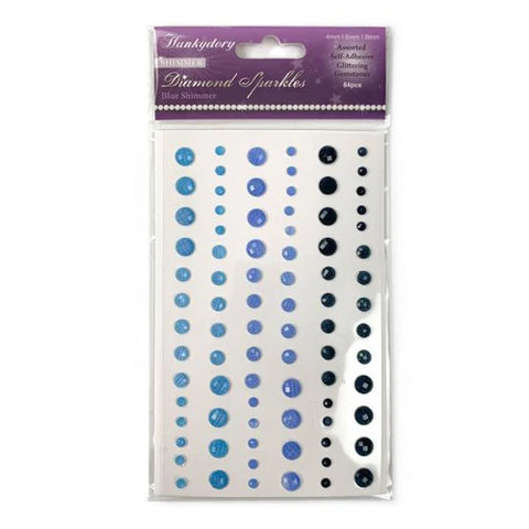 Hunkydory Crafts Diamond Sparkles Gemstones Blue Shimmer