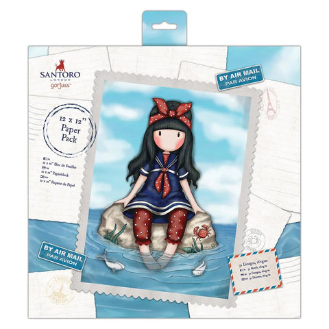 Santoro - Gorjuss Little Fishes theme 12x12 Paper Pack