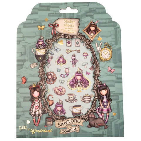 Santoro Gorjuss Wonderland Sticker Sheets Tales of Wonderland