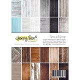 Honey Bee Stamps Grain & Grunge Paper Pad 6x8.5 - 24 Double-Sided Sheets