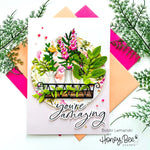 honey bee  Honey Cuts Die,Lovely Layers Spring Greenery