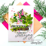 honey bee  Honey Cuts Die,Lovely Layers Spring Greenery