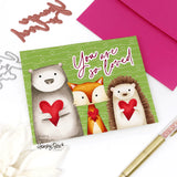 Honey Bee Stamps Heart Hugs - Honey Cuts