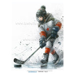 Les Belles Des Bois - Papier De Riz - Hockey 01