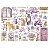 Stamperia Lavender Die Cuts