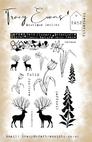 Tracy Evans A5 stamp Wilderness