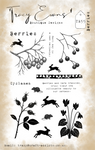 Tracy Evans A6 stamp Berries