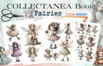 Maremi's Small Art Collage Pages for Art Journaling - Fairies vol 1
