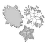 Spellbinders Poinsettia Bloom Etched Dies from the De-Light-Ful Collection by Yana Smakula