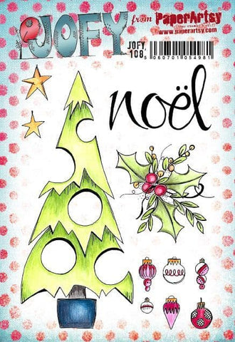 PaperArtsy JOFY108 (A5 set, trimmed, on EZ)