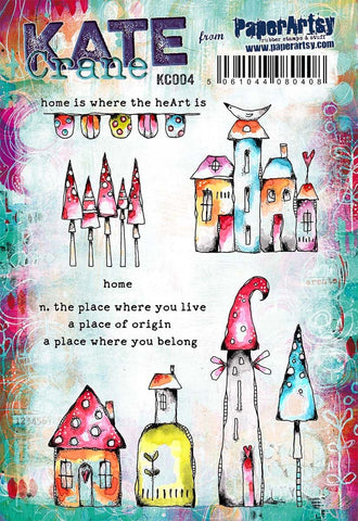 PaperArtsy - Kate Crane Stamp Set 004 (A5 on EZ)