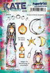 PaperArtsy -  Kate Crane Stamp Set 013 (A5 on EZ)