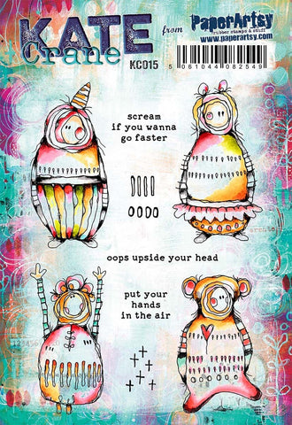 PaperArtsy - Kate Crane Stamp Set 015 (A5 on EZ)