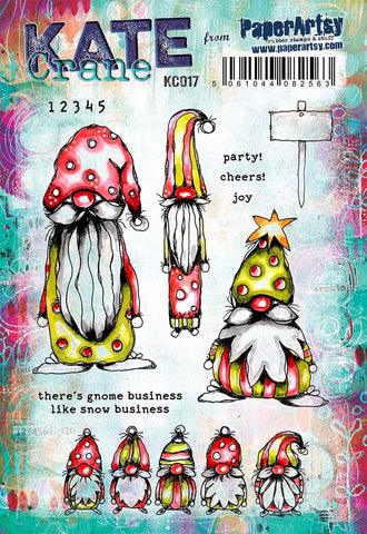 PaperArtsy - Kate Crane Stamp Set 017 (A5 on EZ)
