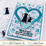 Kat Scrappiness Love in Stitches Shaker Card Craft Dies