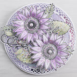 Chloes Creative Cards Die & Stamp Set - Summer Foliage