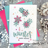 Honey Bee Stamps Layering Snowflakes - Honey Cuts