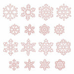 Honey Bee Stamps Layering Snowflakes - Honey Cuts