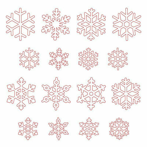 Honey Bee Stamps Layering Snowflakes - Honey Cuts