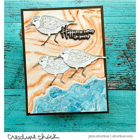 Honey Bee  Beach Break A2 Cover Plate Dies