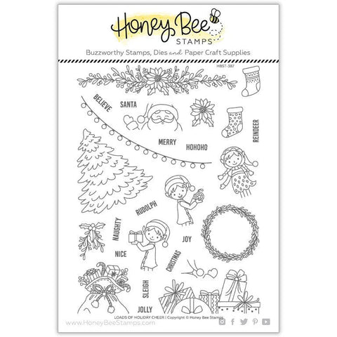 Honey Bee Stamps Loads Of Holiday Cheer - 6x8 Stamp Set