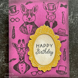 Honey Bee Stamps - Foundry and Field Collection - Cling Mounted Rubber Stamps - Dapper Decor