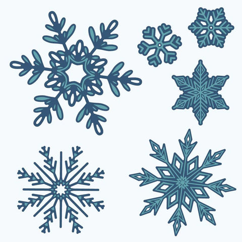 Honey Bee Stamps Lovely Layers: Large Snowflakes - Honey Cuts
