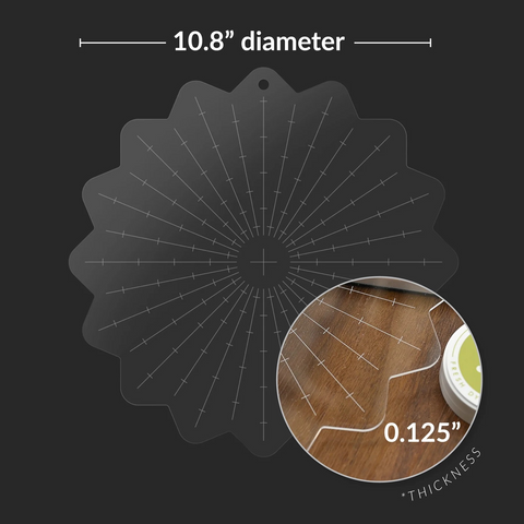 Altenew Stampwheel - Radial Grid Flip Plate