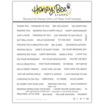 Honey Bee Stamps Mini Messages - 6x6 Stamp Set