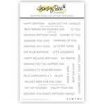 Honey Bee Stamps Mini Messages: Birthday - 4x5 Stamp Set
