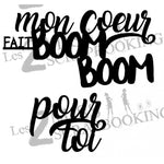 Les 2 miss scrapbooking Mon coeur fait boom boom pour toi